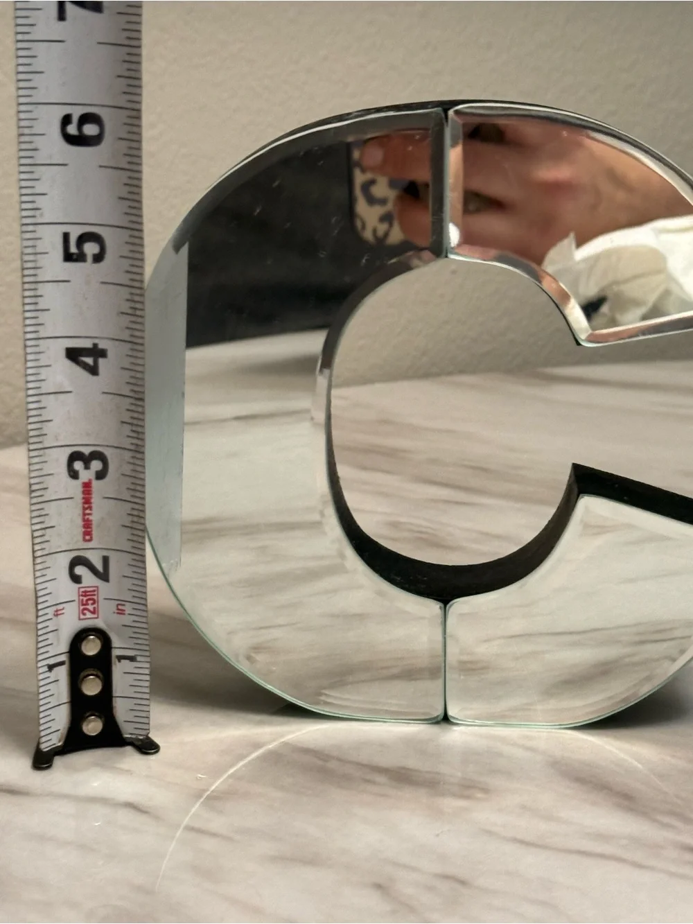 Mirrored letter C